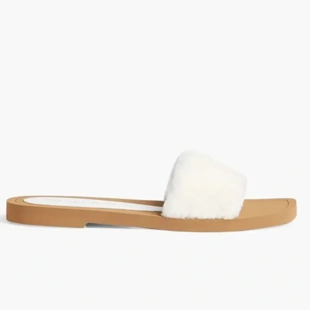 STUART WEITZMAN New $250 Cammy Slide Natural Dust Bag Included Size 8.5B
